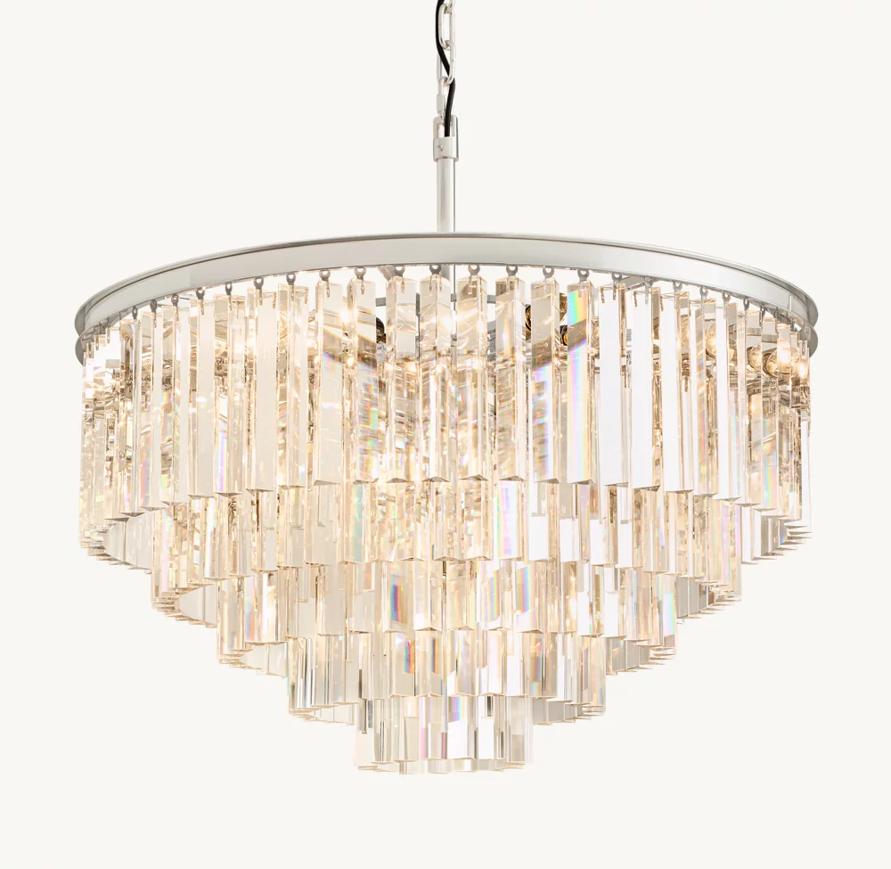 1920S ODEON ROUND CHANDELIER 32