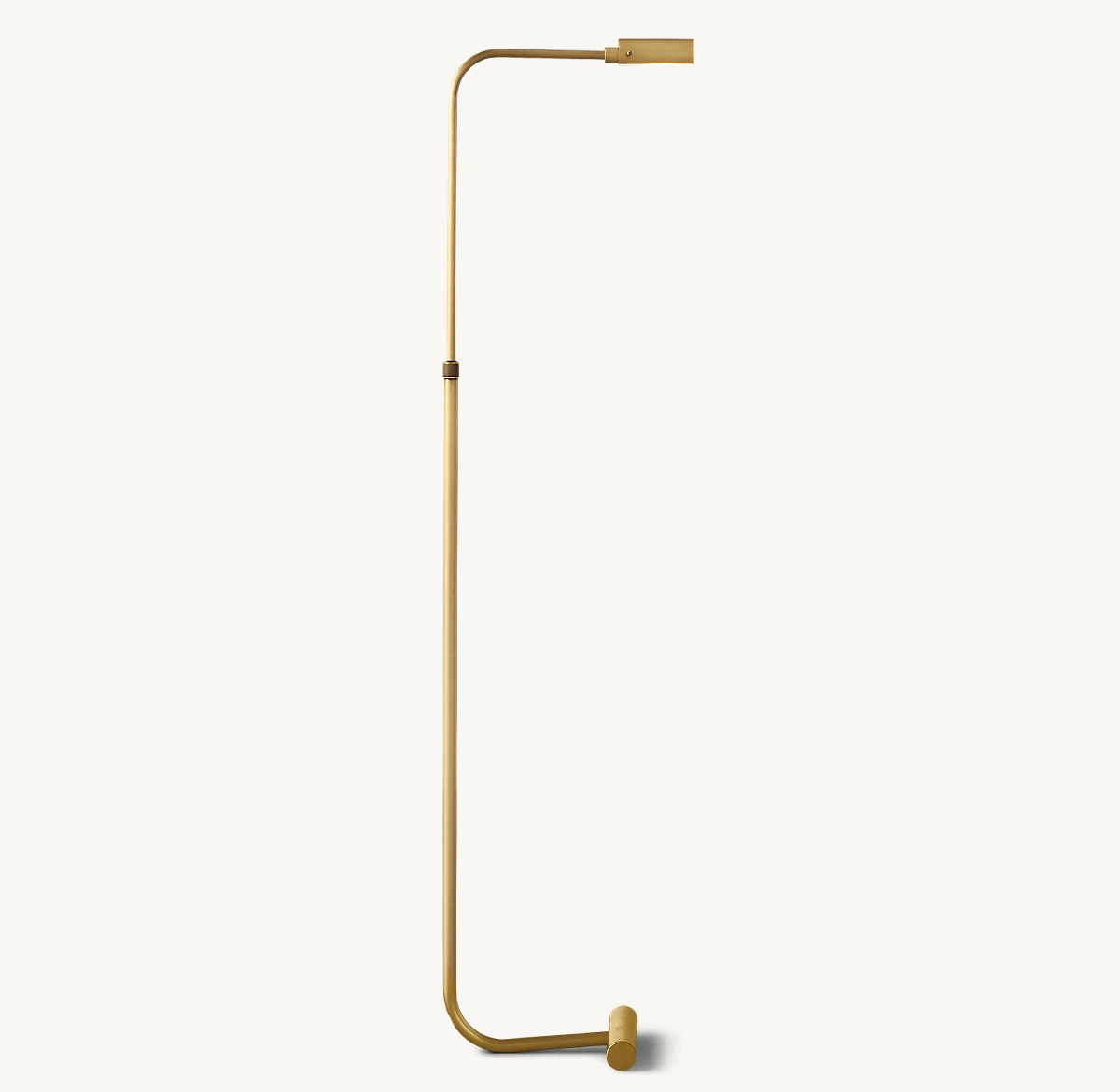 T-BASE TASK FLOOR LAMP - Lacquered Burnished Brass