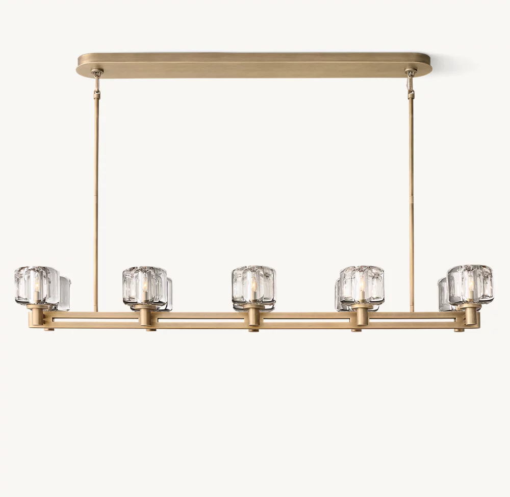 DEMARET DOUBLE LINEAR CHANDELIER 54