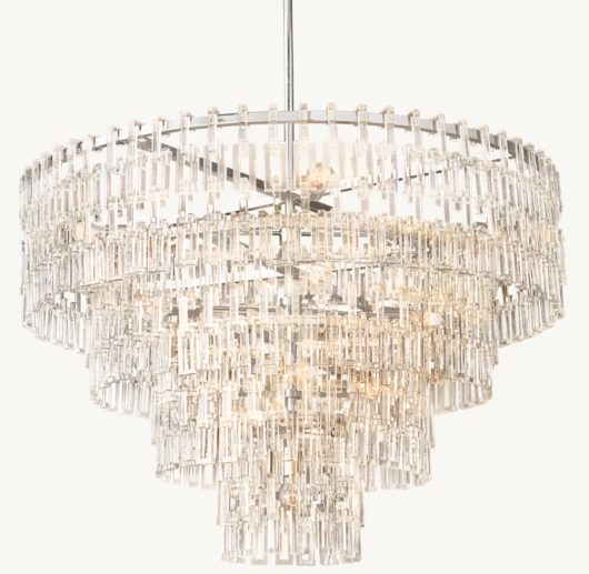 MARIGNAN TIERED ROUND CHANDELIER 48