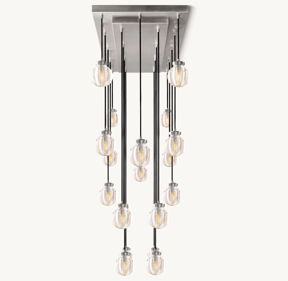 PEARL RECTANGULAR CHANDELIER 54