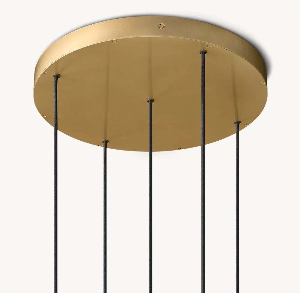 GLASS GLOBE MOBILE CLUSTER CHANDELIER 28