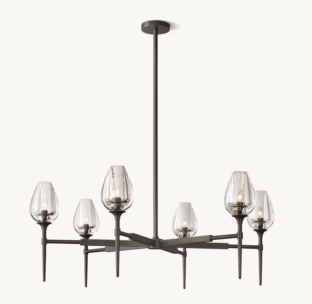 TULIP ROUND CHANDELIER 42