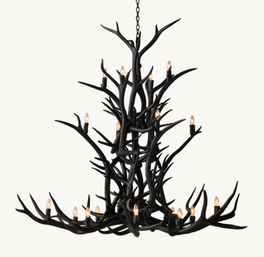 NATURAL ANTLER CHANDELIER 66
