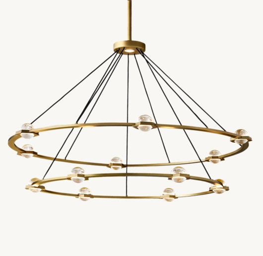 ÉCLATANT TWO-TIER ROUND CHANDELIER 60