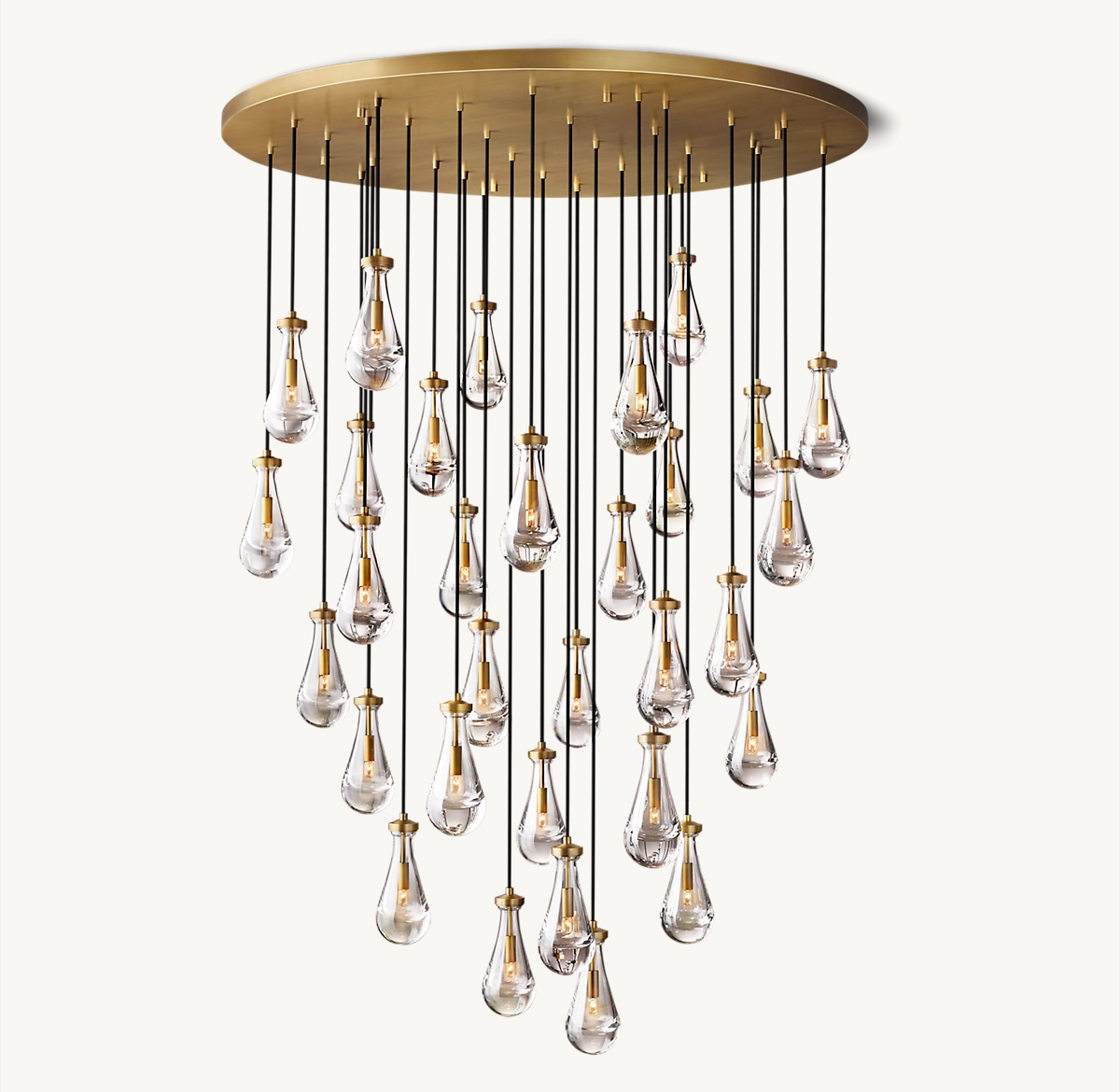 RAIN ROUND CHANDELIER 60