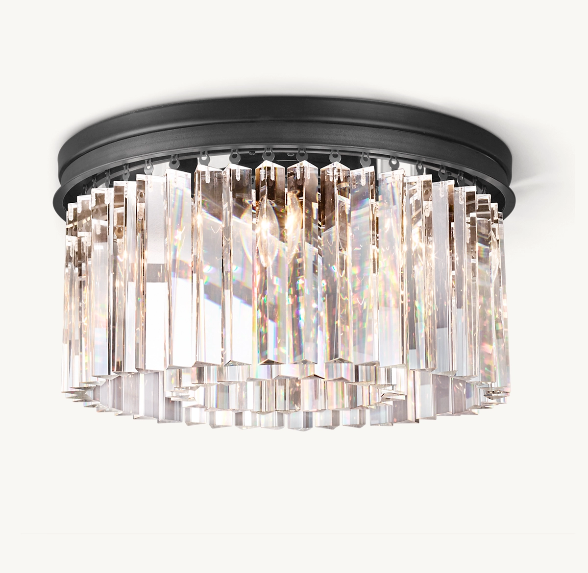 RHYS FLUSHMOUNT - Iron