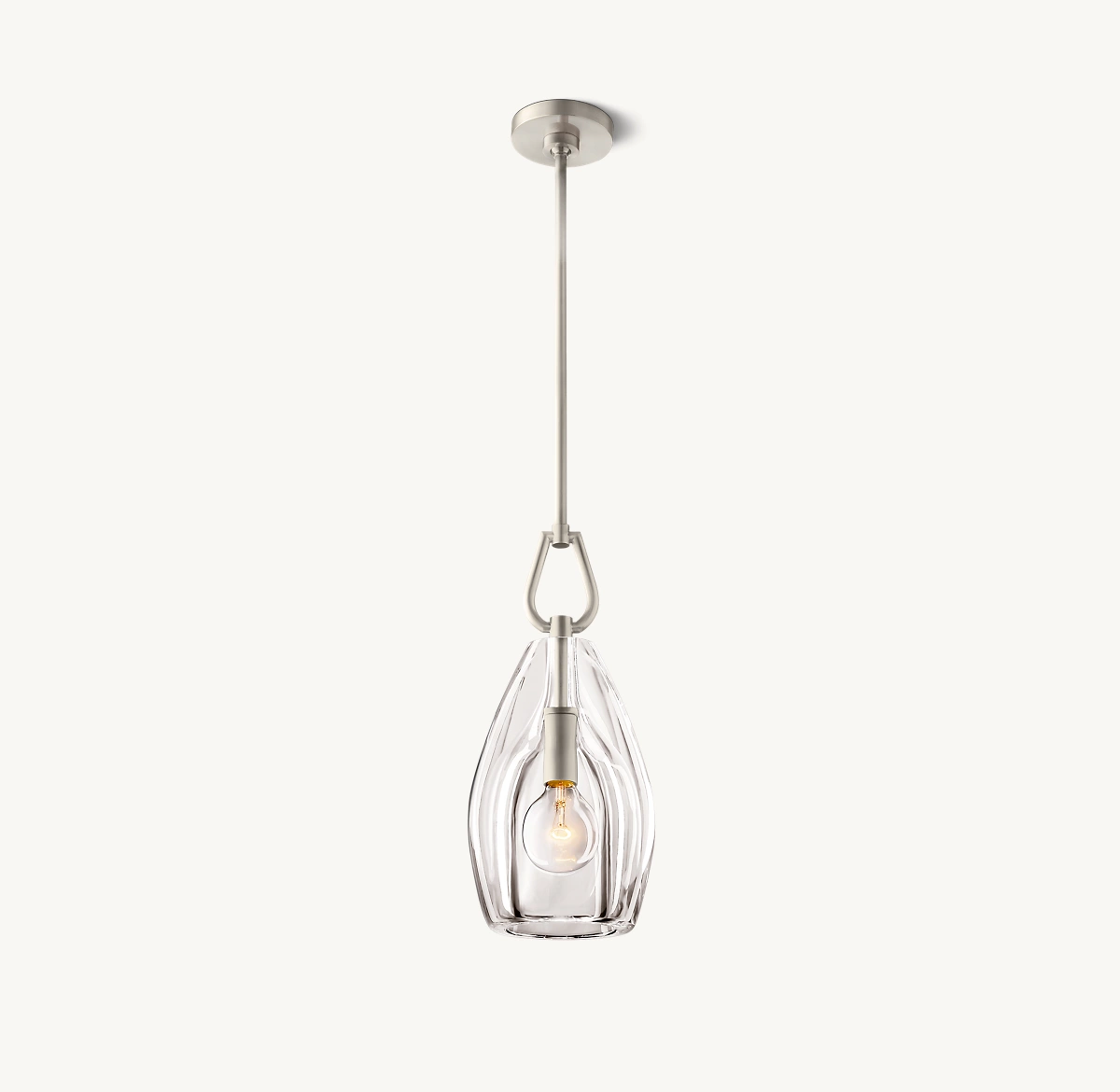 BOTANIST FLUTE PENDANT - Satin Nickel