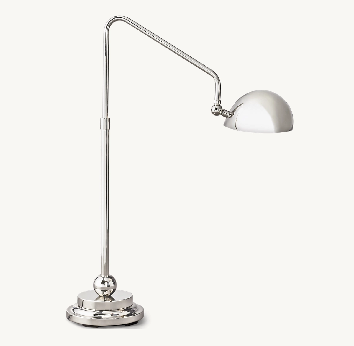CONVESSI TASK TABLE LAMP - Polished Nickel