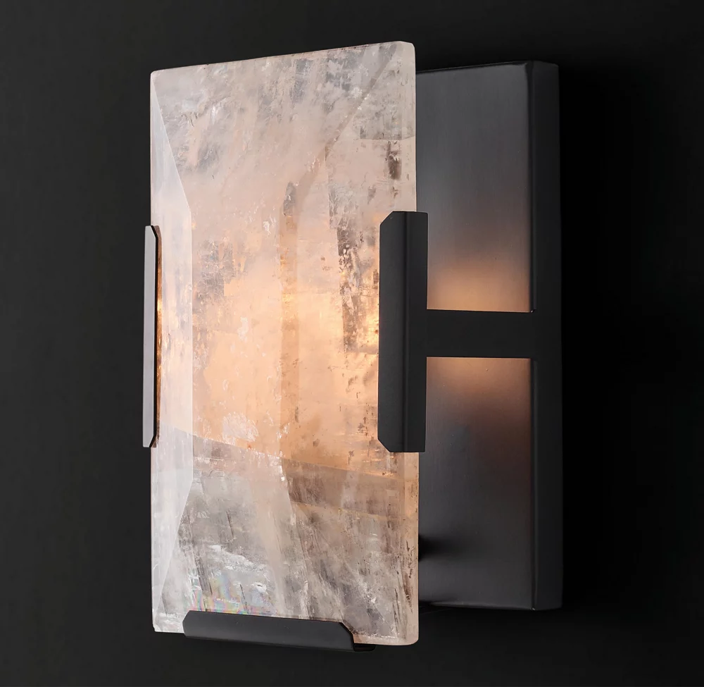 HARLOW CALCITE SCONCE - Image 1