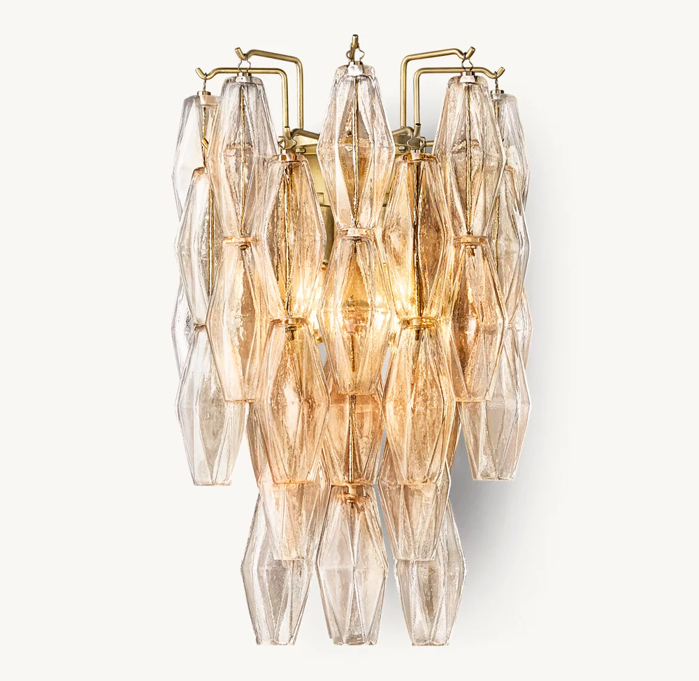 CHIARA CLEAR GLASS SCONCE - Image 2
