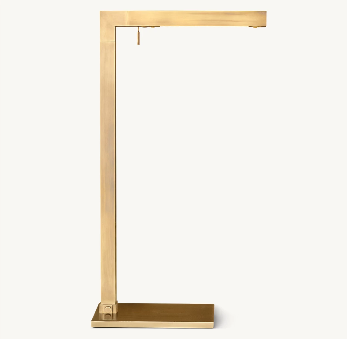 CANNELE TASK FLOOR LAMP - Lacquered Burnished Brass