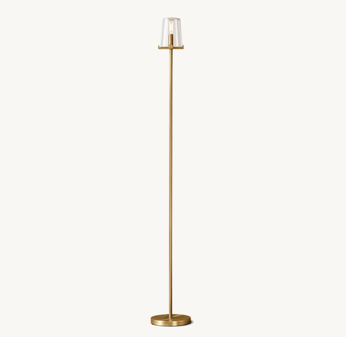 PAUILLAC FLOOR LAMP - Lacquered Burnished Brass