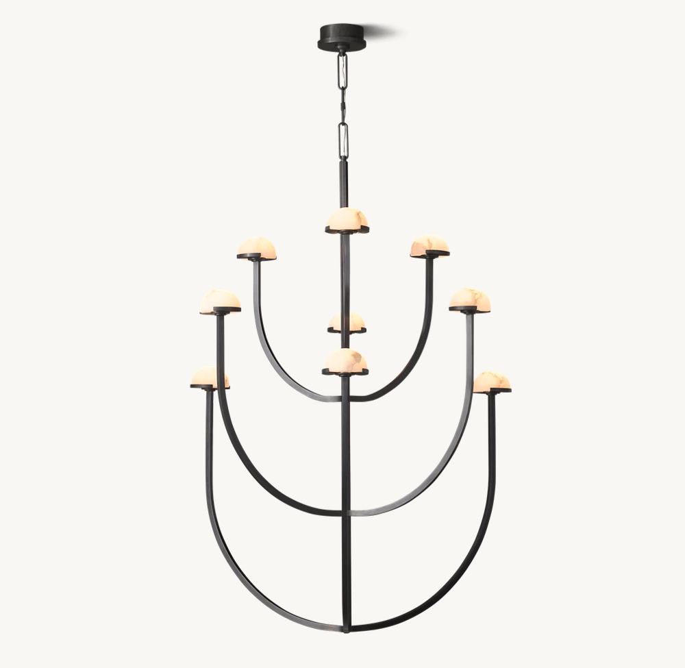 PEDRA ROUND CHANDELIER 40
