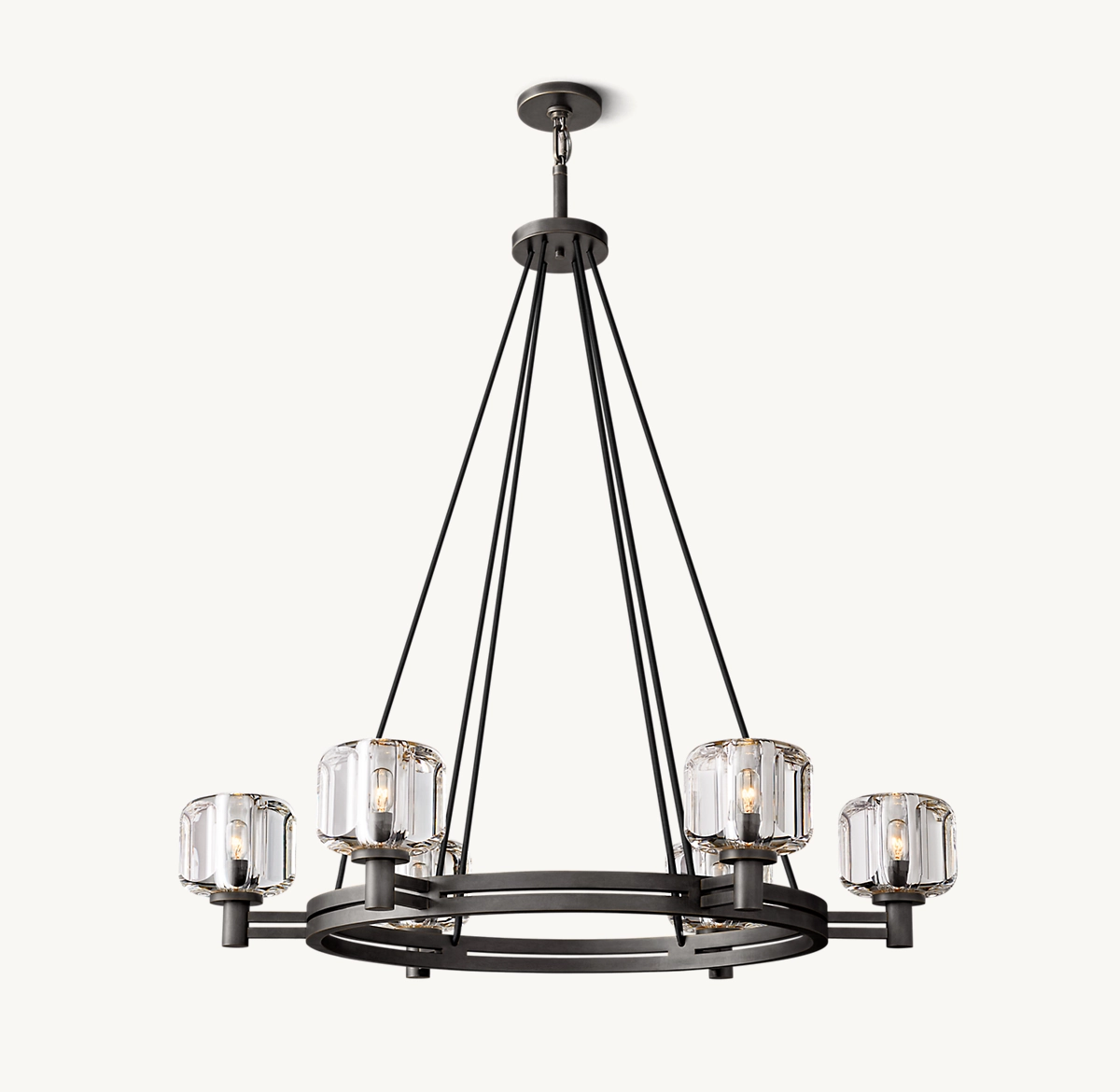 DEMARET ROUND CHANDELIER 36
