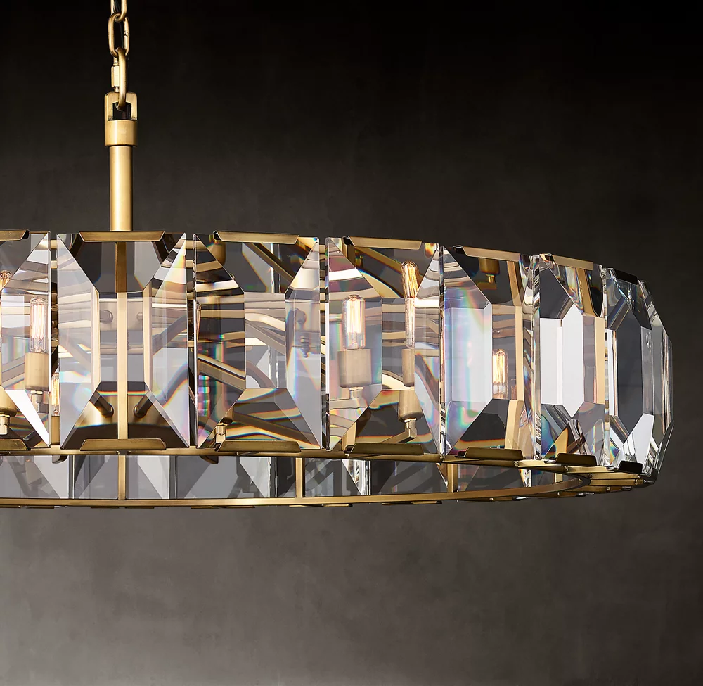 HARLOW CRYSTAL ROUND CHANDELIER 60