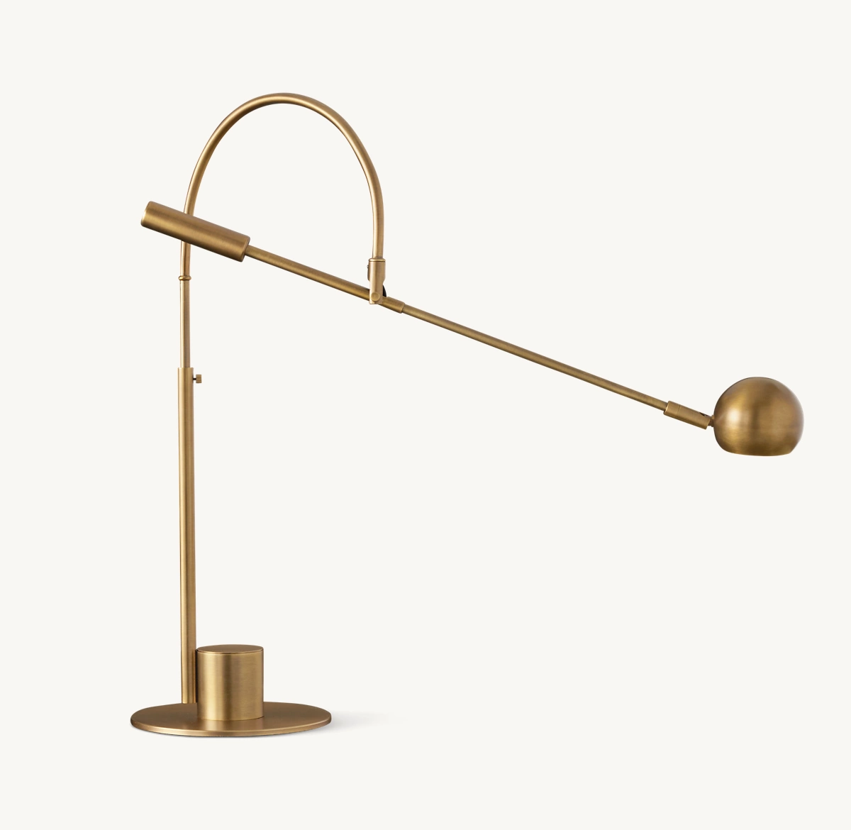 ORBITER II™ TASK TABLE LAMP - Lacquered Burnished Brass