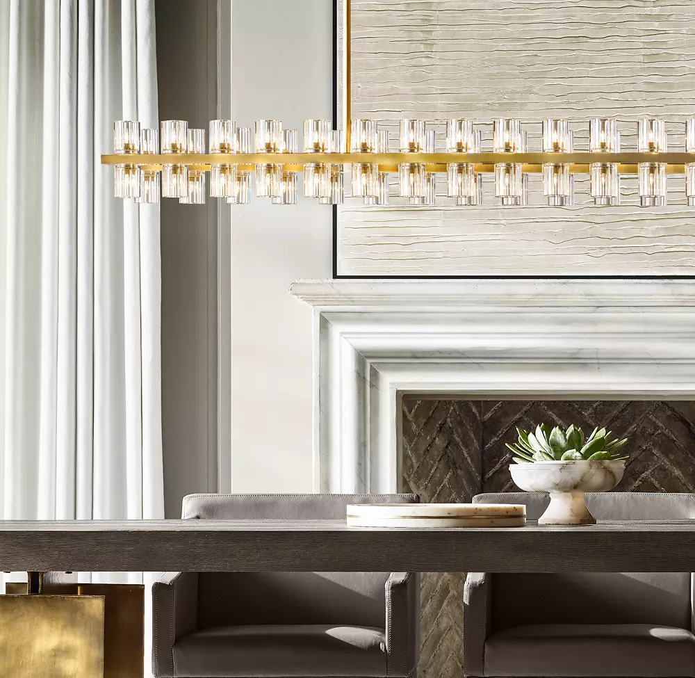 ARCACHON LED RECTANGULAR CHANDELIER 54