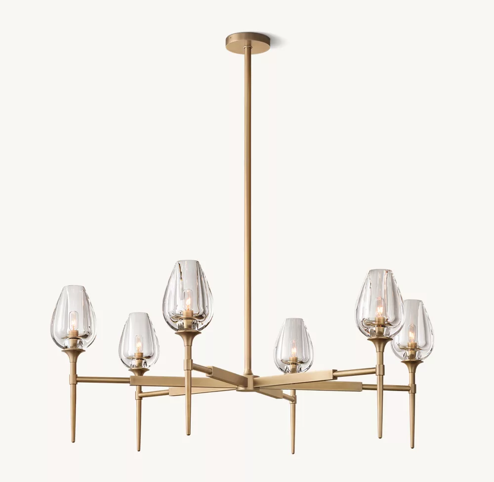 TULIP ROUND CHANDELIER 42