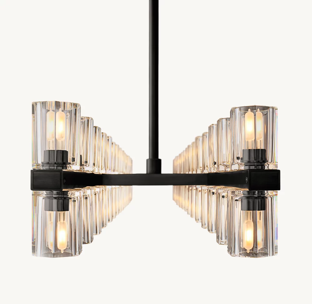 ARCACHON LED RECTANGULAR CHANDELIER 72