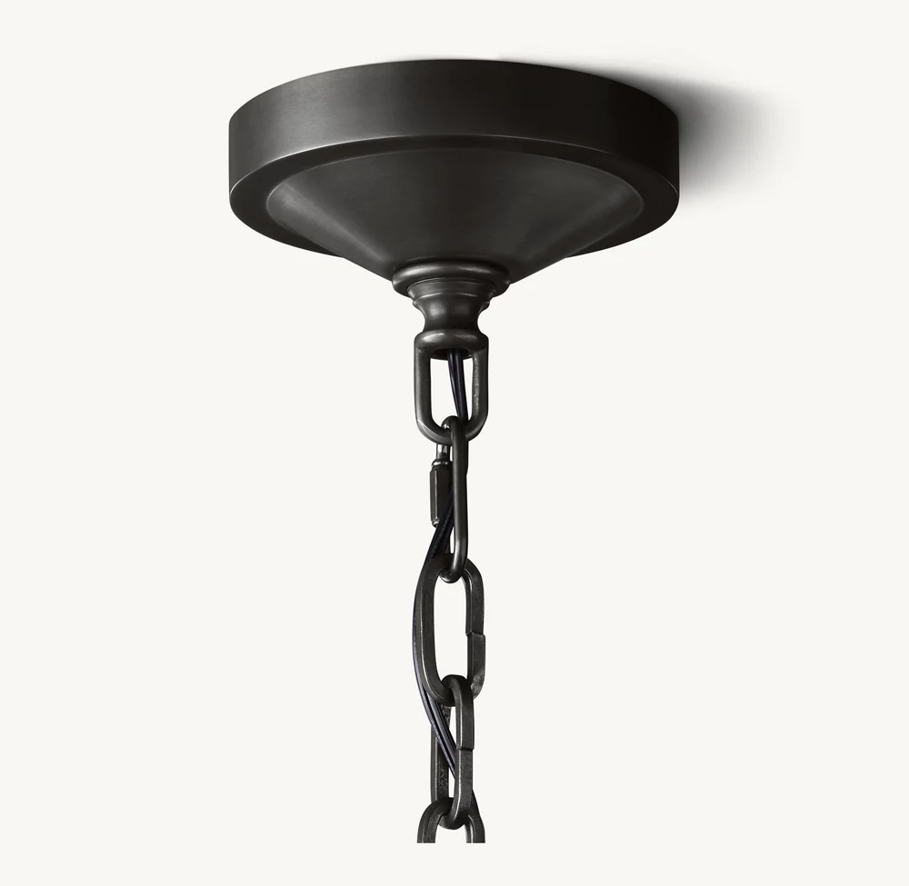 19TH C. ENGLISH OPENWORK OUTDOOR PENDANT - Image 3