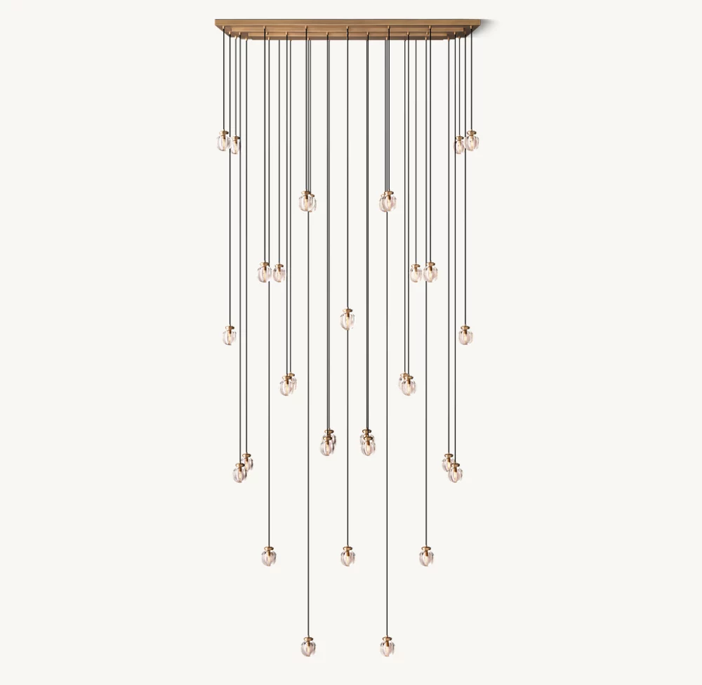 PEARL RECTANGULAR CHANDELIER 72