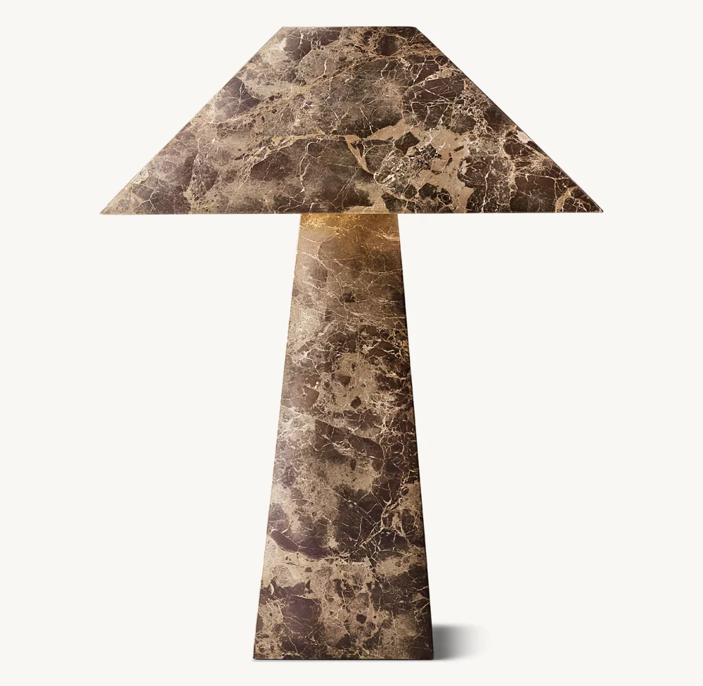Mycena Obelisk Stone Table Lamp