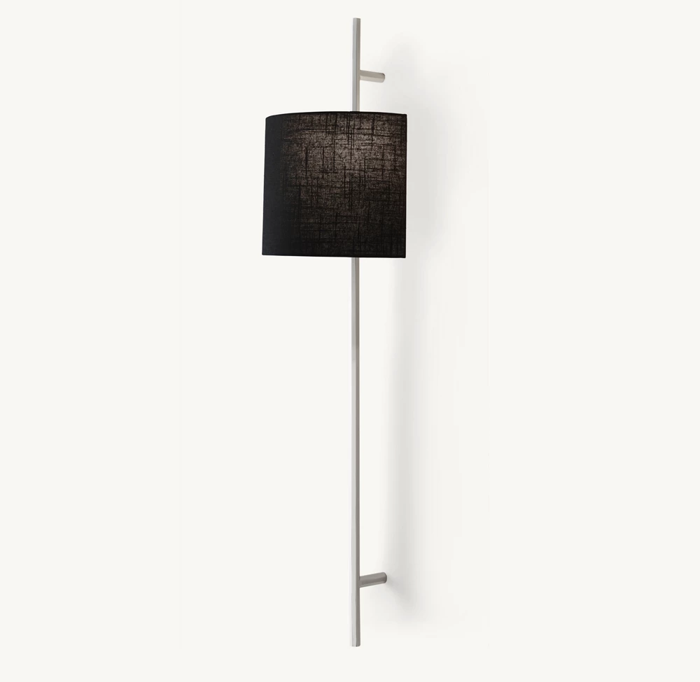 VELA OCTAGONAL BAR SCONCE - ROUND SHADE - Image 2