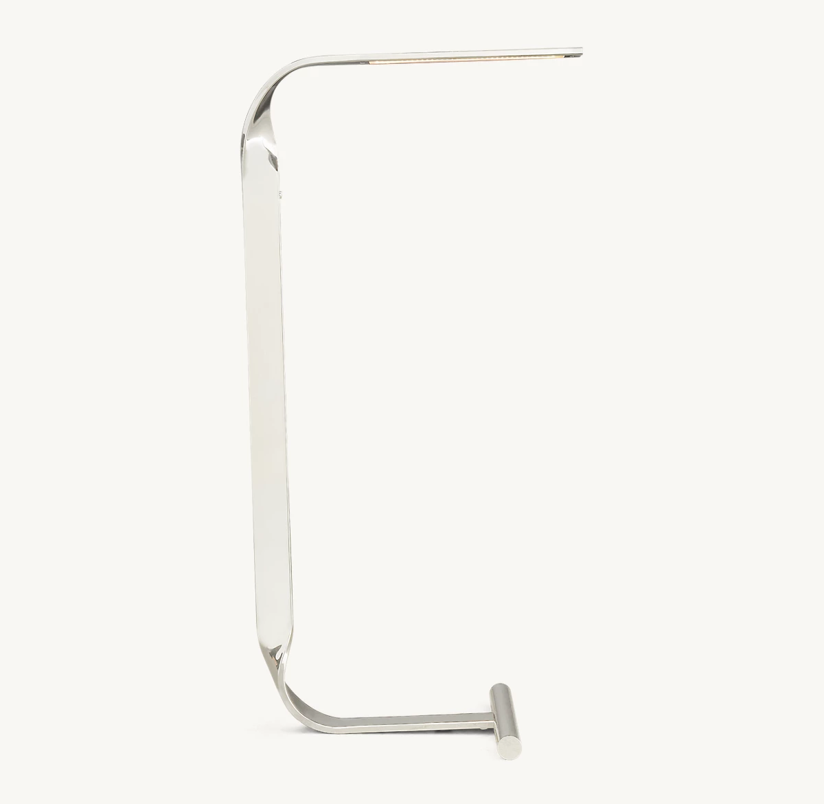 RIBBON FLOOR LAMP - Polished Nickel