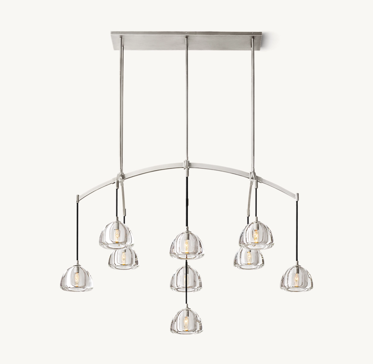 HEMISPHERE LINEAR CHANDELIER 54