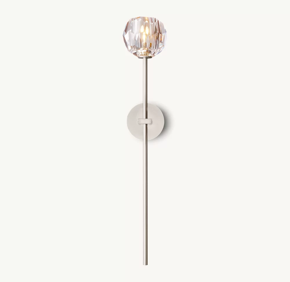 BOULE DE CRISTAL CLEAR GLASS GRAND SCONCE - Image 2