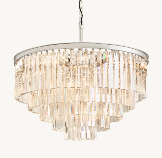 1920S ODEON ROUND CHANDELIER 32