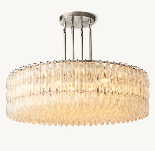 CHIARA CLEAR GLASS ROUND CHANDELIER 62