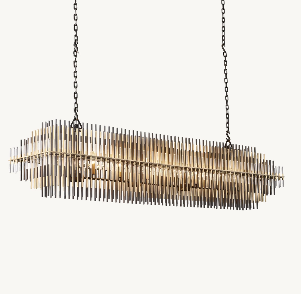 EMILE RECTANGULAR CHANDELIER 54