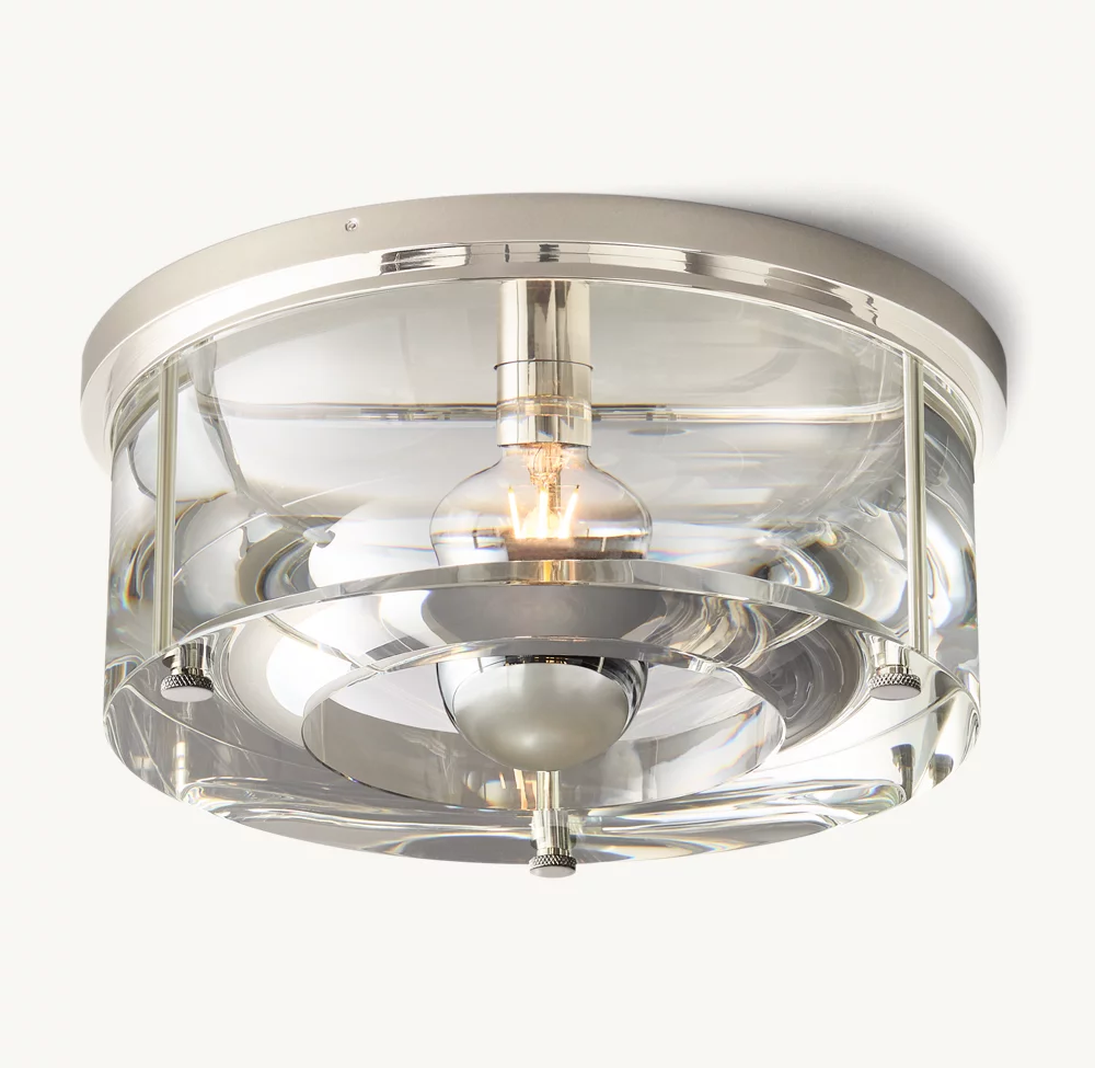 SAVILE ROUND FLUSHMOUNT - Image 1