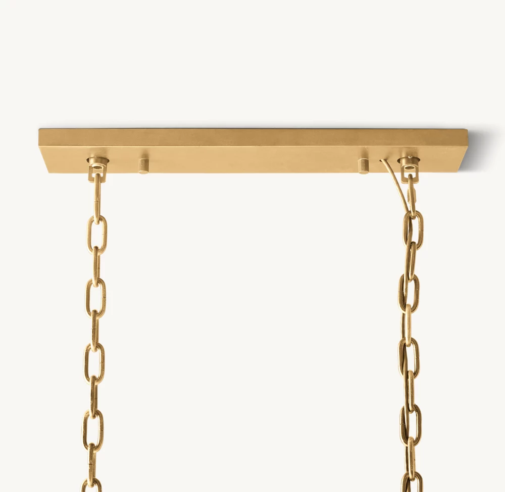 HARLOW CRYSTAL RECTANGULAR CHANDELIER 42