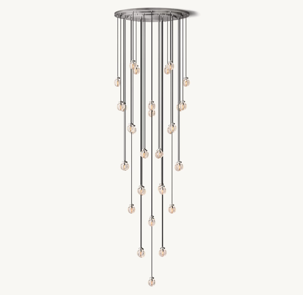 PEARL ROUND CHANDELIER 48