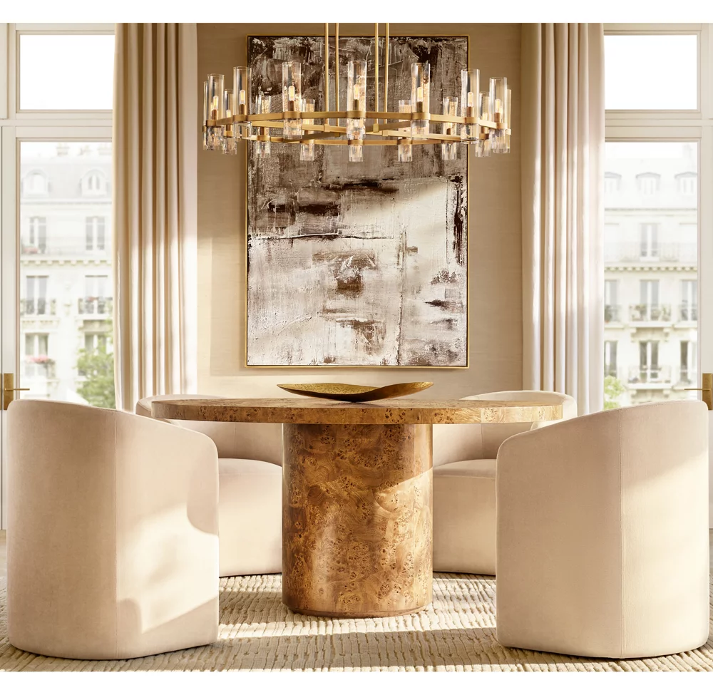 RAVELLE ROUND CHANDELIER 48