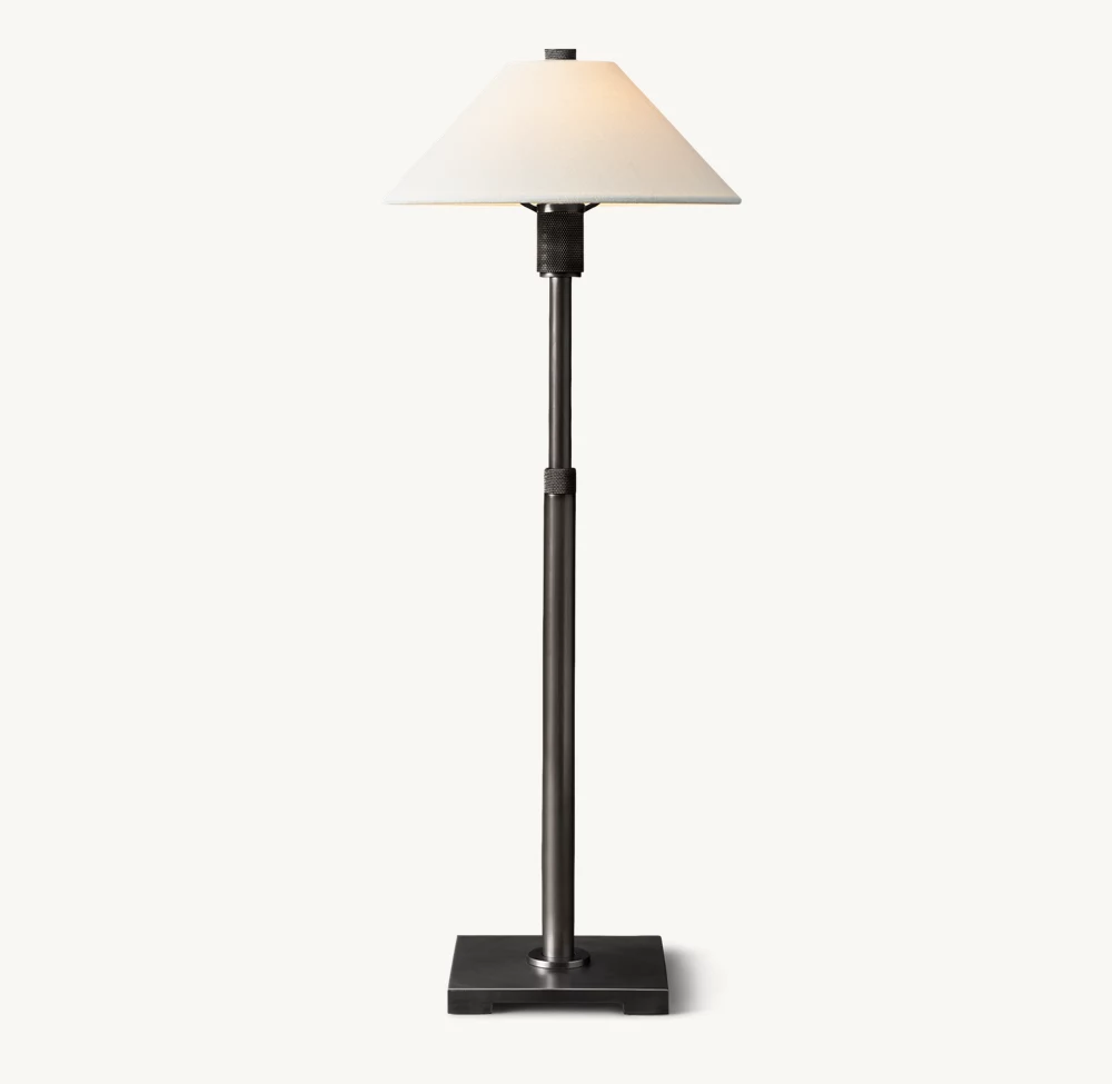 UTILITAIRE LINEN SHADE TABLE LAMP - Image 1