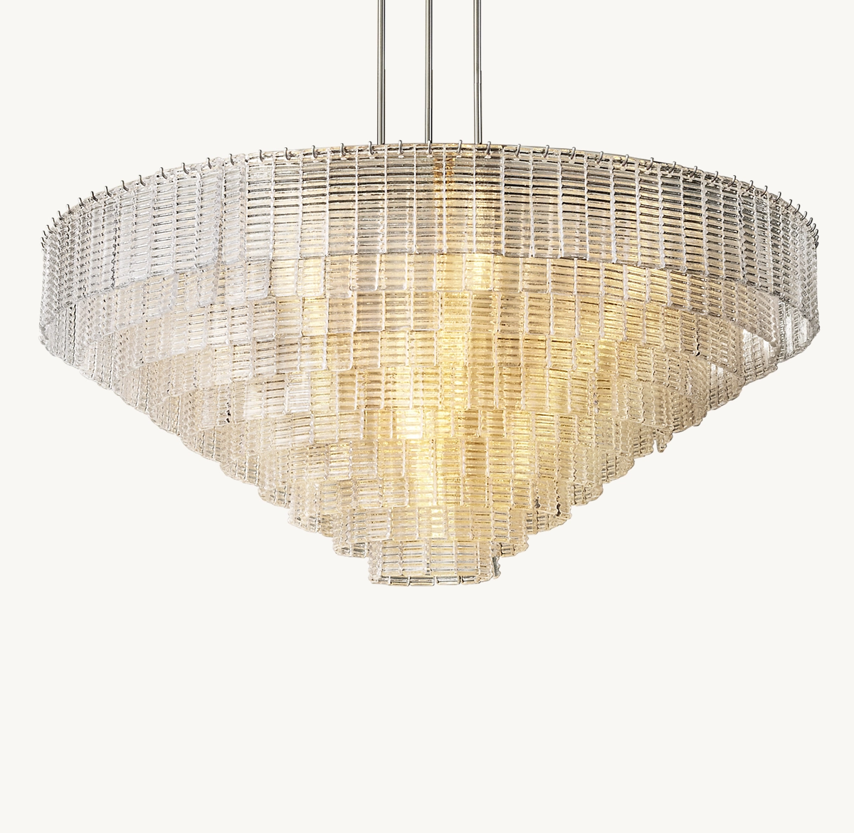 SIRENE CLEAR GLASS ROUND CHANDELIER 65