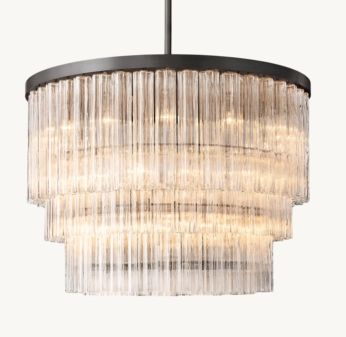 CIELO THREE-TIER ROUND CHANDELIER 48