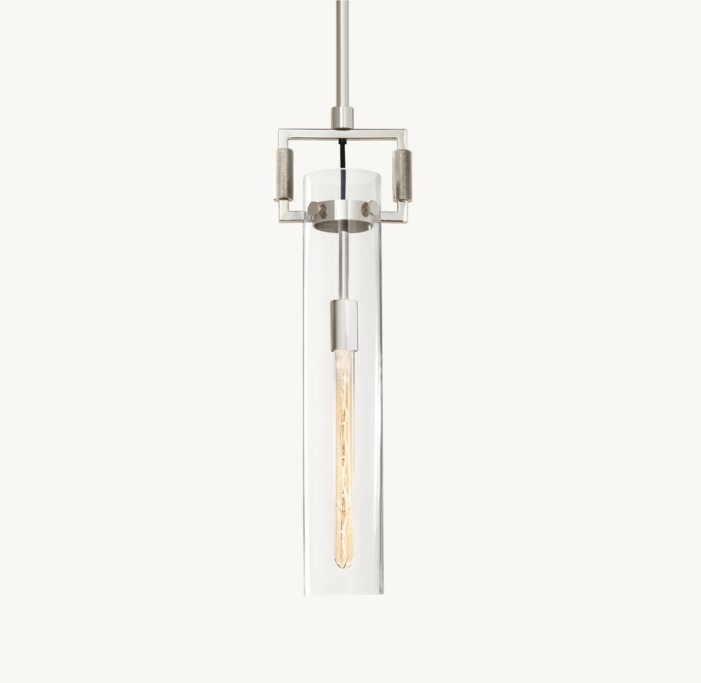 MACHINIST GLASS CYLINDER PENDANT - Image 3