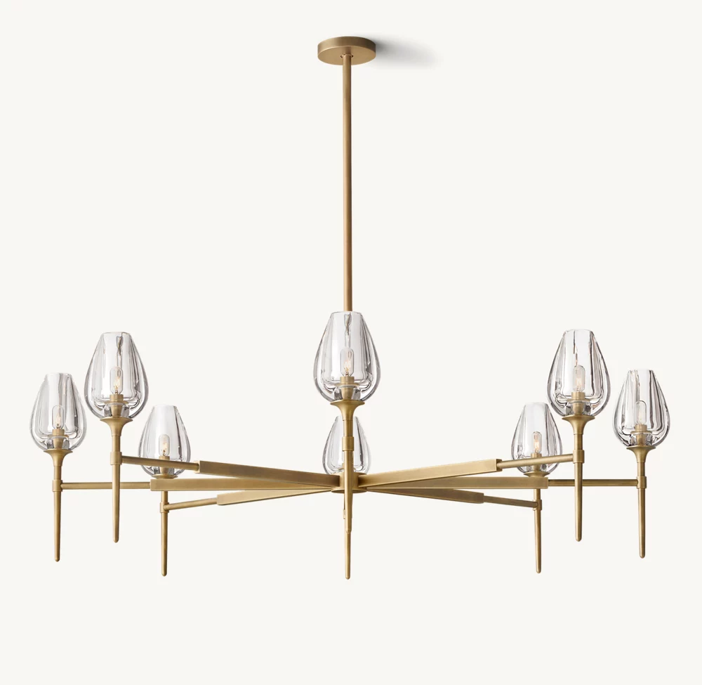 TULIP ROUND CHANDELIER 54