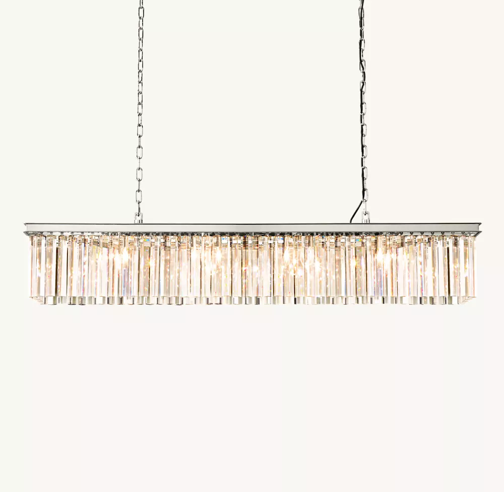RHYS RECTANGULAR CHANDELIER 60