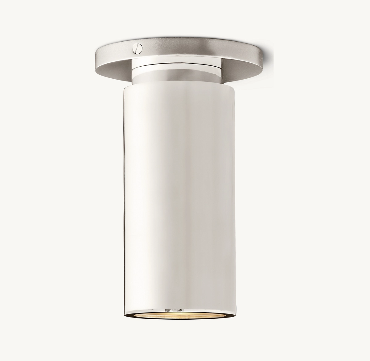 CHAMPEAUX FLUSHMOUNT - Polished Nickel