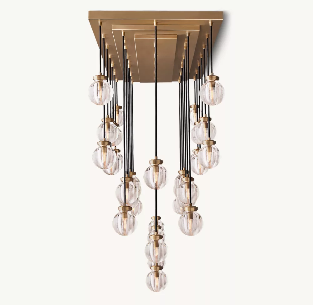 PEARL RECTANGULAR CHANDELIER 72