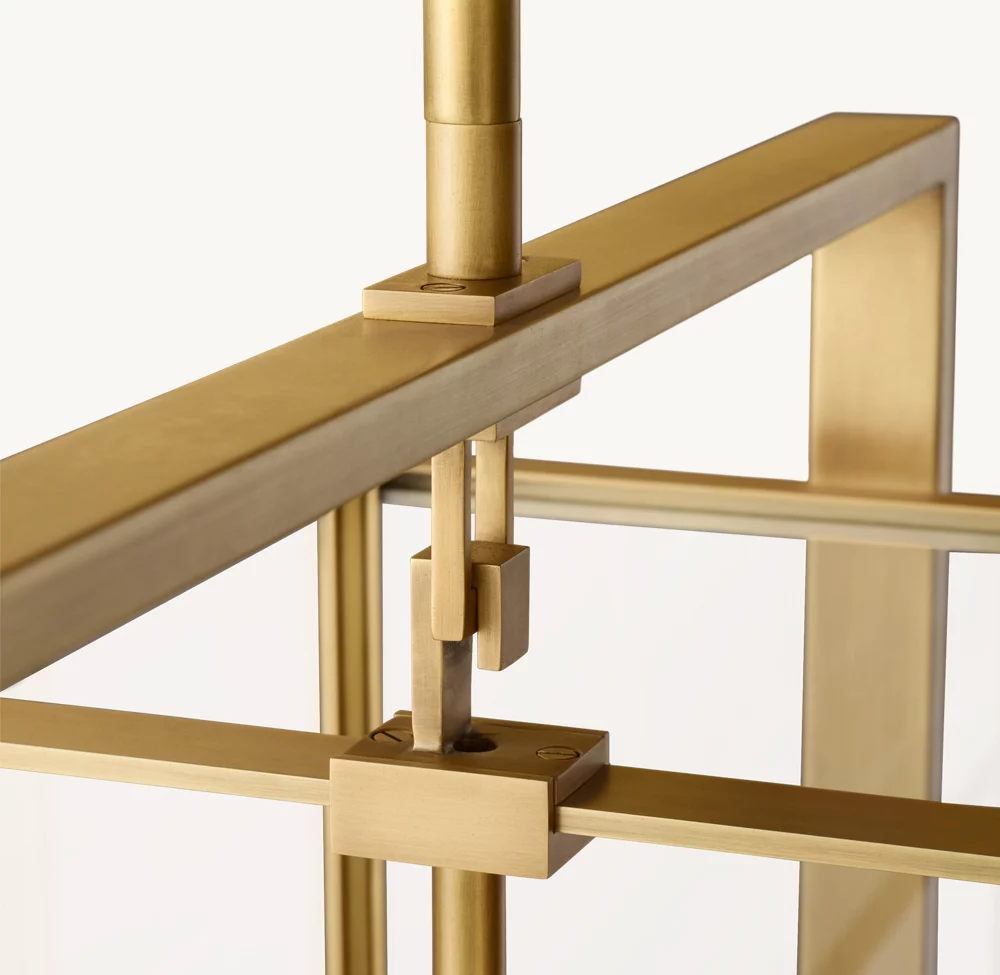 BECKMAN RECTANGULAR CHANDELIER 54