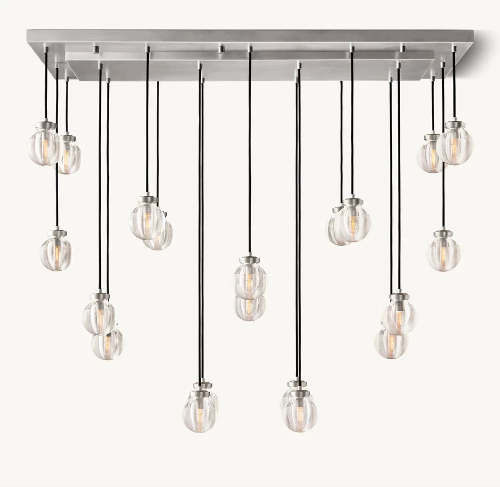 PEARL RECTANGULAR CHANDELIER 54