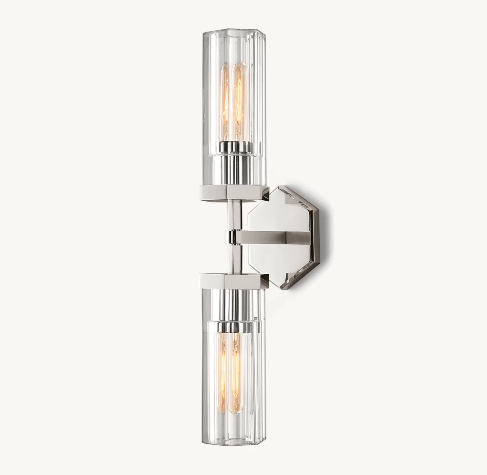 LAMBETH HEXAGONAL LINEAR SCONCE - Image 1