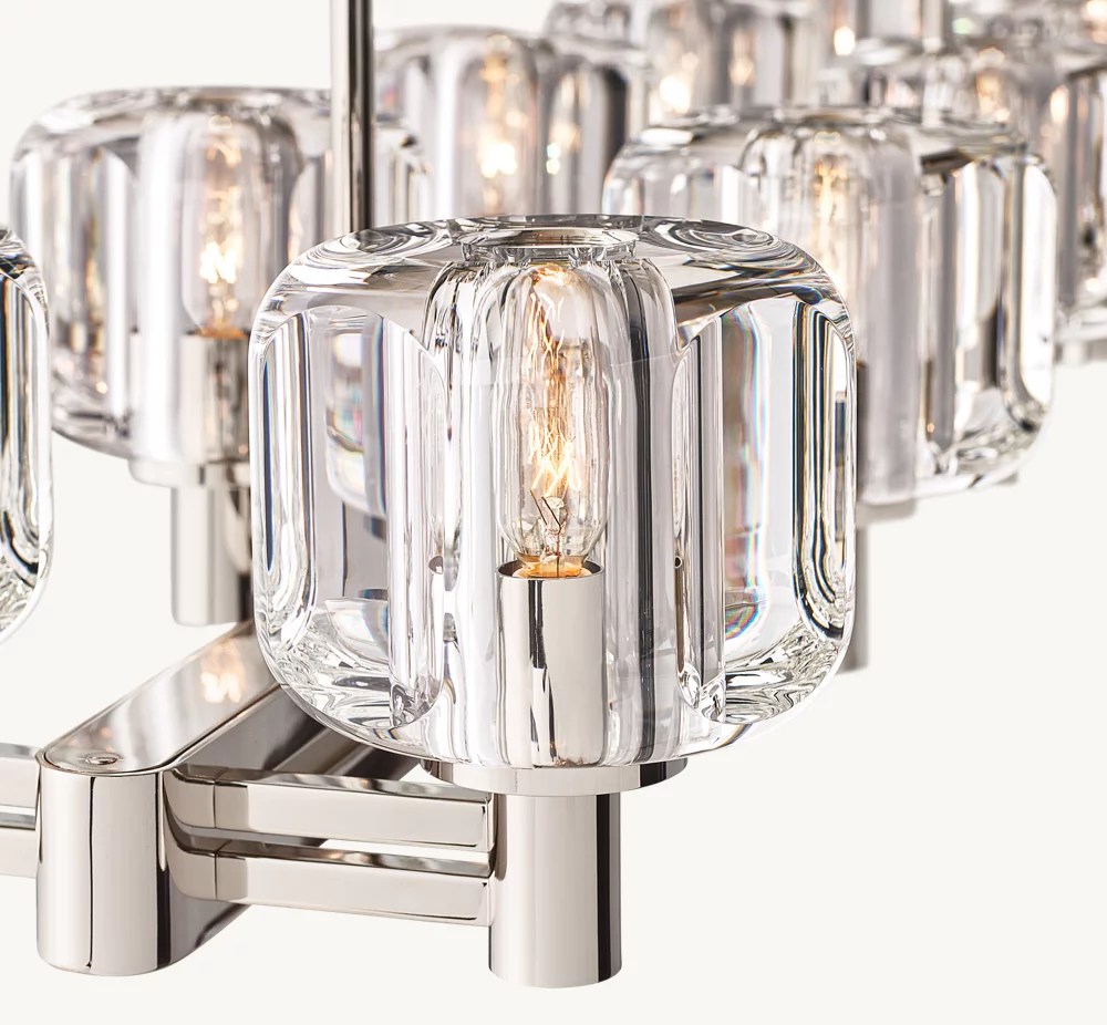 DEMARET DOUBLE LINEAR CHANDELIER 72